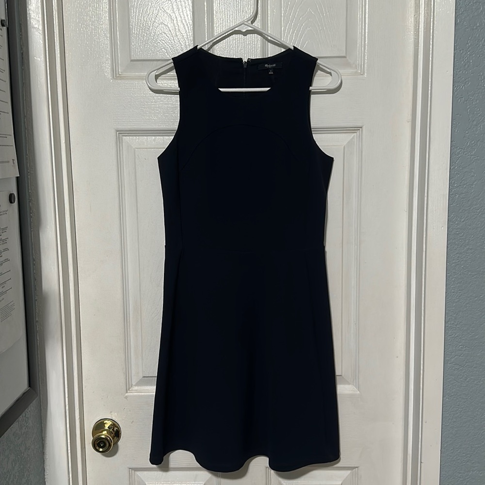 Madewell Navy Blue A-line Dress size 4